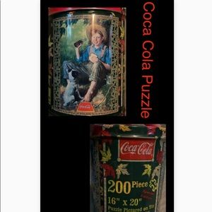 Coca Cola 200 Piece Puzzle in Collectible Tin